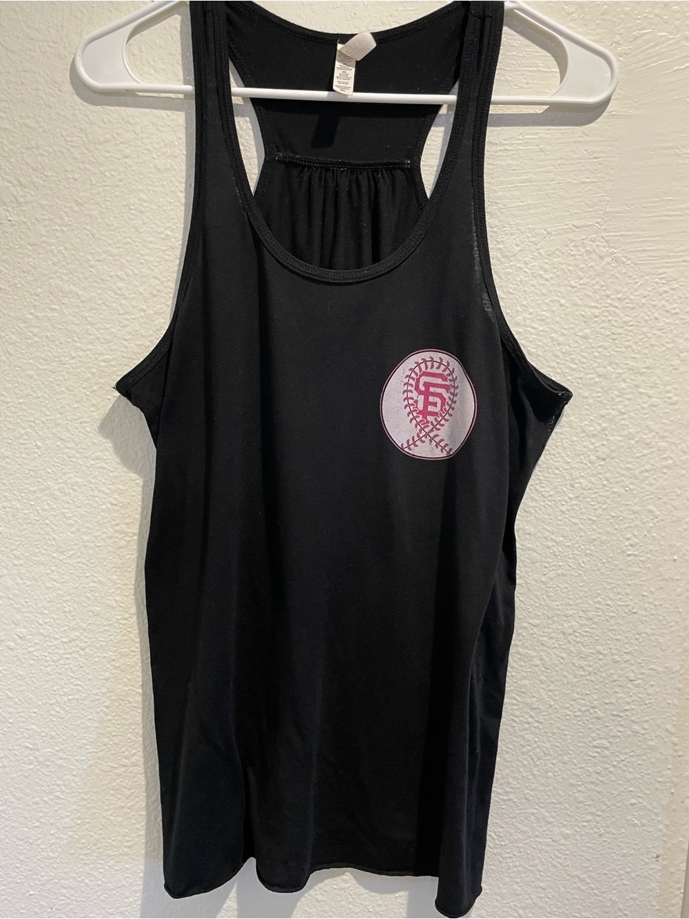 🎀 SF Giants Pink Breast Cancer Awareness K.O. Cancer Tank Bella Canvas 2XL 🎀
